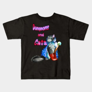 Pretty kitty dungeons and cats Kids T-Shirt